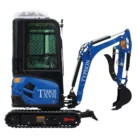 2025 4,000 lb TYPHON TERROR XVII Cabin Mini Excavator Rubber Track with Kubota D902 Diesel Engine… – product detail image 2