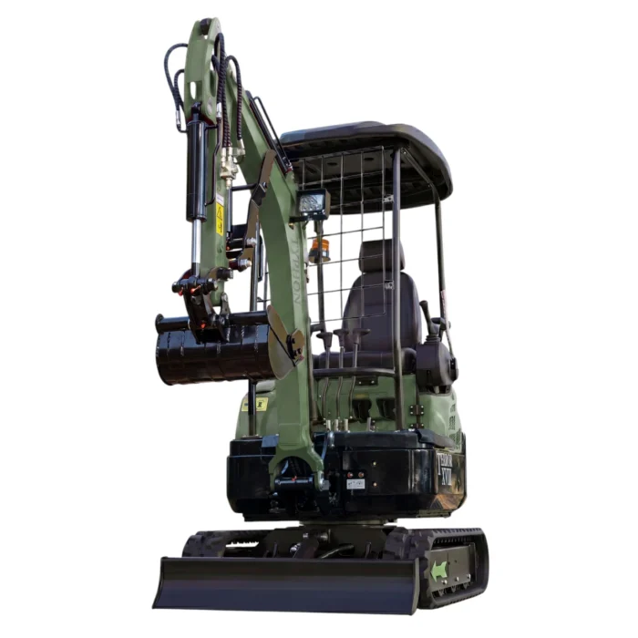 3-141.webp 2025 4,000 lb TYPHON TERROR XVIII Mini Excavator Rubber Track with Kubota Diesel Engine USA – product detail image 2