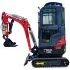 TYPHON TERROR XVIII Prestige 2 Ton Mini Excavator, KUBOTA Diesel Engine USA – product detail image 2