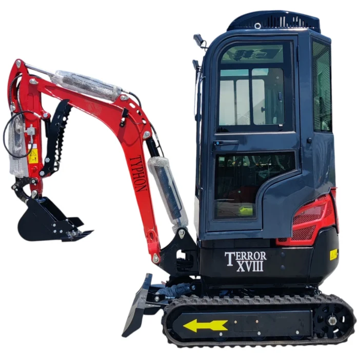 TYPHON TERROR XVIII Prestige 2 Ton Mini Excavator, KUBOTA Diesel Engine USA – product detail image 2