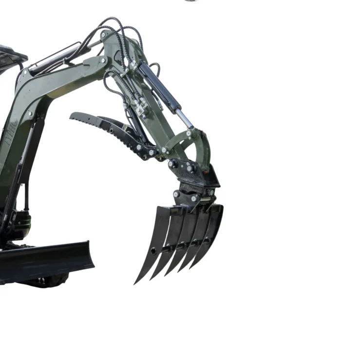 Mini Excavator Rake Compact Attachment General for for TERROR XXV and other 2.1-3 Ton Mini… – product detail image 2