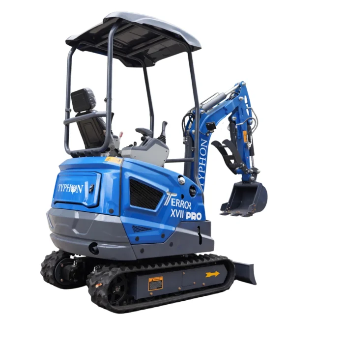 3-151.webp New TYPHON TERROR XVII PRO 3800 lb Mini Excavator – Kubota Diesel, Premium Hydraulics, 14kN Dig… – product detail image 2