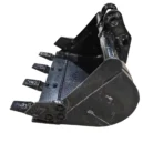2-3.5 Ton Mini Excavator Attachment 600mm Teeth Bucket Trenching Buckets 23 inch For TERROR X2 PRO – product detail image 2