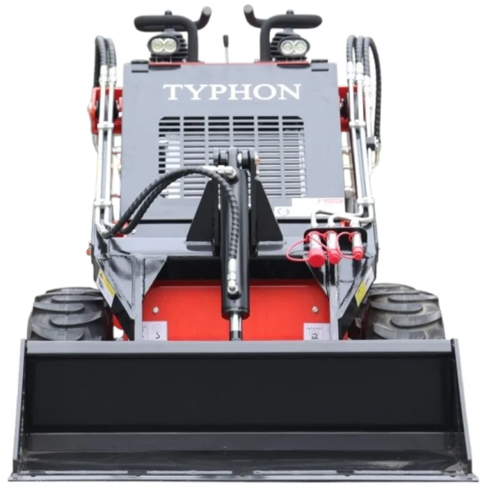 Brand New TYPHON STOMP 1,800lbs Mini Skid Steer 23.5HP Wheel Gas EPA B & S Engine USA – product detail image 2
