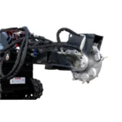 Hydraulic Swing Stump Grinder Attachment for TYPHON STOMP X1300 & STOMP 509 Mini Skid Steers – product detail image 2