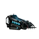 Hydraulic Wood Grabber Attachment Mini Skid Steer TYPHON STOMP X1300 & STOMP 509 – product detail image 2