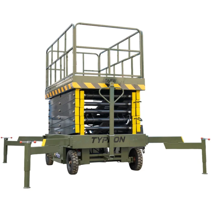3-88.webp TYPHON xFlex-4065W Walk-Behind Scissor Lift 2.7 Ton with Assisted Walking, Manual outriggers of 40… – product detail image 2