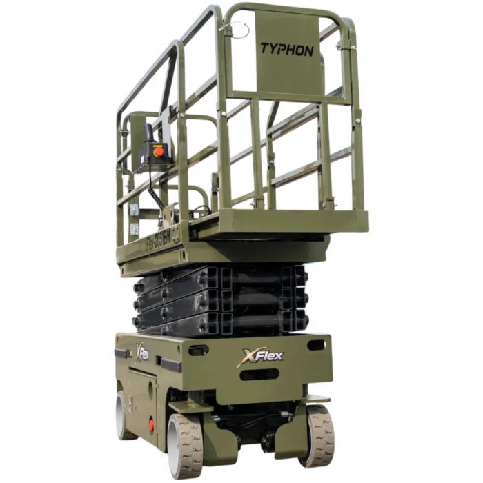 TYPHON xFLEX-2031EM 1.2 Ton Electric Mini Scissor Lift with 20ft Max Platform Height and 19.7"… – product detail image 2