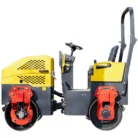 TYPHON FURY 15 Mini Road Roller 1.5Ton 13.5 hp B&S Gas Engine Hydraulic Steering – product detail image 2