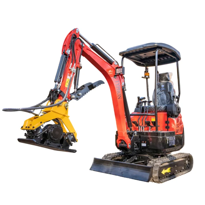 3-97.webp TYPHON Compatible Hydraulic Plate Compactor Attachment for Mini Excavators 1 Ton to 2 Ton – product detail image 2
