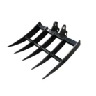 Rake: Mini Excavator Attachment for Grading, Leveling, Loosening , Removing Soil USA – product detail image 3