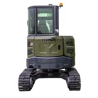 TYPHON KUVUO 4.0 four ton cabin mini excavator w Kubota D1703 Diesel engine Metal Tracks, Boom… – product detail image 3