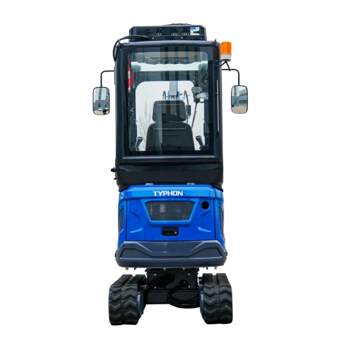4-121.webp TYPHON TERROR XIX Prestige AC/Heater Cabin Mini Excavator 4200lbs 20.4 HP Kubota D902 with Boom… – product detail image 3
