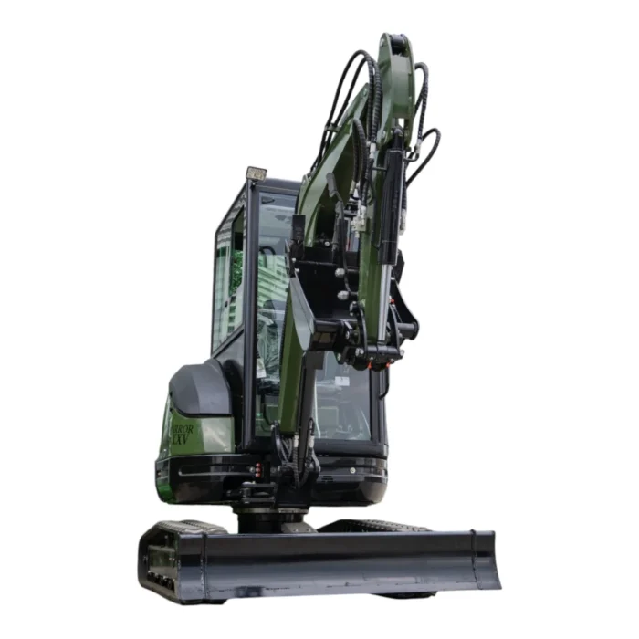 TYPHON TERROR XXV Diesel Mini Excavator 2.7 Ton, 25.1 hp Kubota D1105 RetractableTracks, AC Cabin – product detail image 3