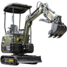 TYPHON TERROR XIII PRO Mini Excavator – 1.3 Ton Trench Digger with Canopy, Hydraulic Thumb Clip… – product detail image 3