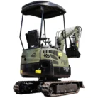 TYPHON TERROR XIII Mini Excavator – 1.3 Ton Trench Digger with Canopy, Hydraulic Thumb Clip… – product detail image 3
