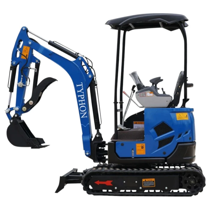 4-136.webp 2025 3,800 lb TYPHON TERROR XVII Mini Excavator Rubber Track with Kubota D902 Diesel Engine USA – product detail image 3