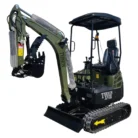 2025 4,000 lb TYPHON TERROR XVIII Mini Excavator Rubber Track with Kubota Diesel Engine USA – product detail image 3