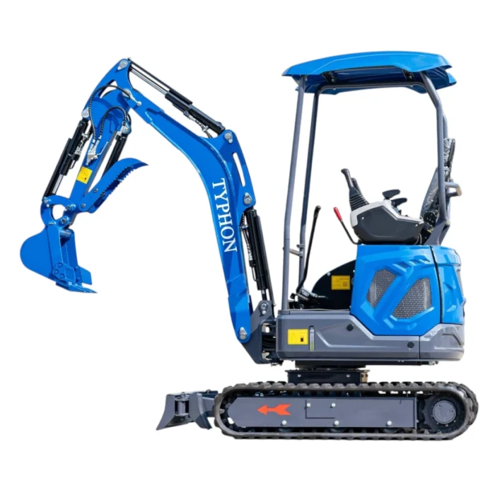4-140.webp TYPHON TERROR XIX STORM Mini Excavator – 4000lbs Trench Digger with Boom Swing, Canopy… – product detail image 3