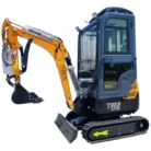TYPHON TERROR XVIII Prestige 2 Ton Mini Excavator KUBOTA Diesel Engine USA – product detail image 3