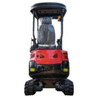 New 4,000 lb TYPHON Lux Mini Excavator Rubber Track with Kubota Diesel Engine USA – product detail image 3