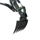 Mini Excavator Rake Compact Attachment General for for TERROR XXV and other 2.1-3 Ton Mini… – product detail image 3