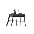 Mini Excavator Attachment Rake 22" Wide TYPHON Attachments For 2-3.5 ton Diggers For TERROR X2 PRO – product detail image 3