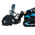 1100mm Hydraulic Snow Blower Attachment for TYPHON STOMP X1300 & STOMP 509 Mini Skid Steers – product detail image 3