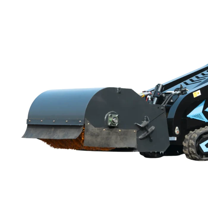 Hydraulic Pickup Sweeper Broom Attachment for TYPHON STOMP X1300 & STOMP 509 Mini Skid Steers – product detail image 3
