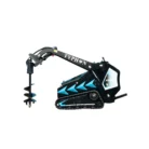 TYPHON STOMP X1300 & STOMP 509 Mini Skid Steer Auger Attachment 200mm Hydraulic – product detail image 3