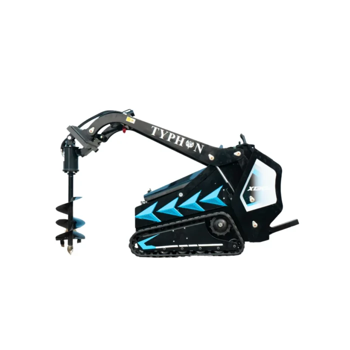 TYPHON STOMP X1300 & STOMP 509 Mini Skid Steer Auger Attachment 200mm Hydraulic – product detail image 3