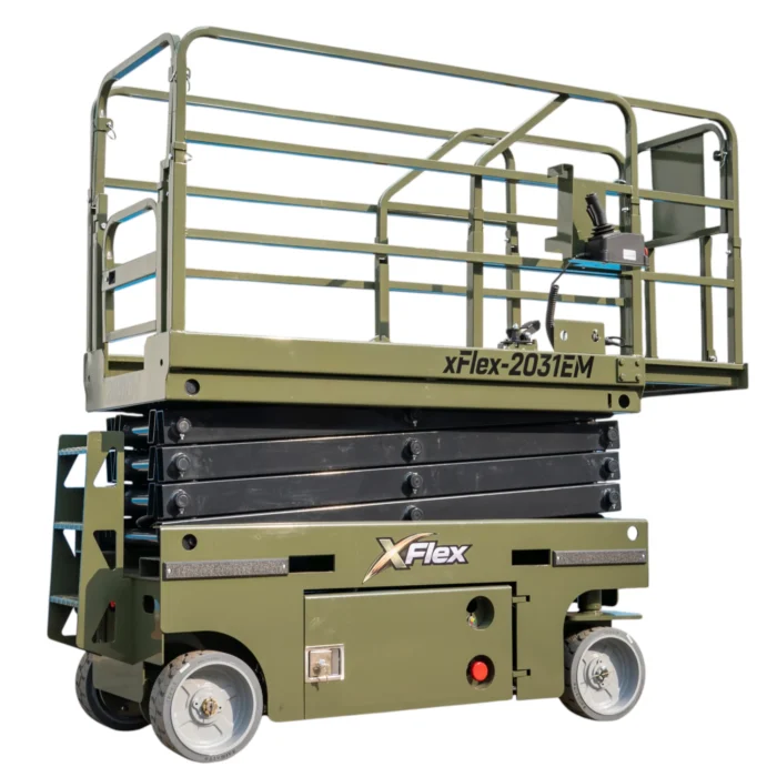 TYPHON xFLEX-2031EM 1.2 Ton Electric Mini Scissor Lift with 20ft Max Platform Height and 19.7"… – product detail image 3