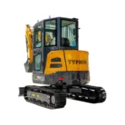 TYPHON NAGA 4.0 Mini Excavator with 4 Ton 24.4hp Yanmar Diesel Engine Metal Track ISO SAE control… – product detail image 4
