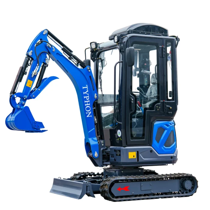 5-114.webp TYPHON TERROR XIX Prestige AC/Heater Cabin Mini Excavator 4200lbs 20.4 HP Kubota D902 with Boom… – product detail image 4