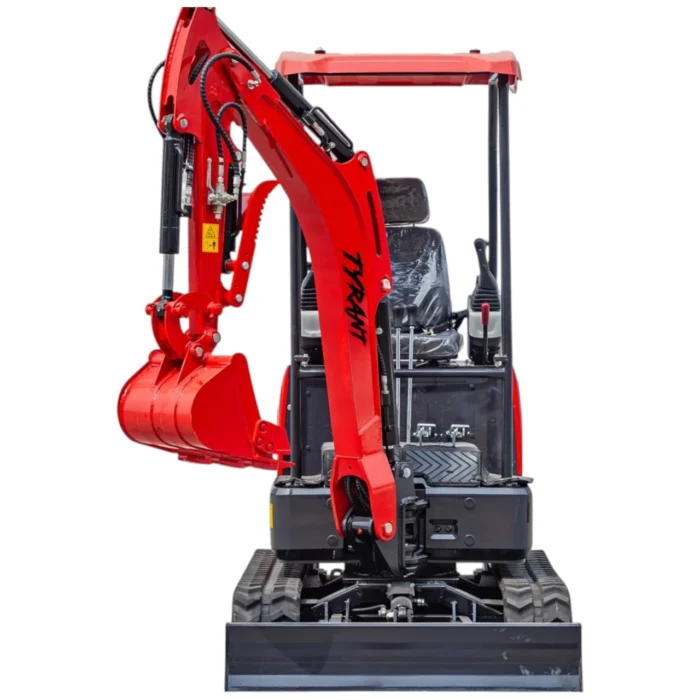5-117.webp 3800lbs TYRANT 17 Diesel Mini Excavator Kubota D902 Engine Side Swing w 12 attachments – product detail image 4