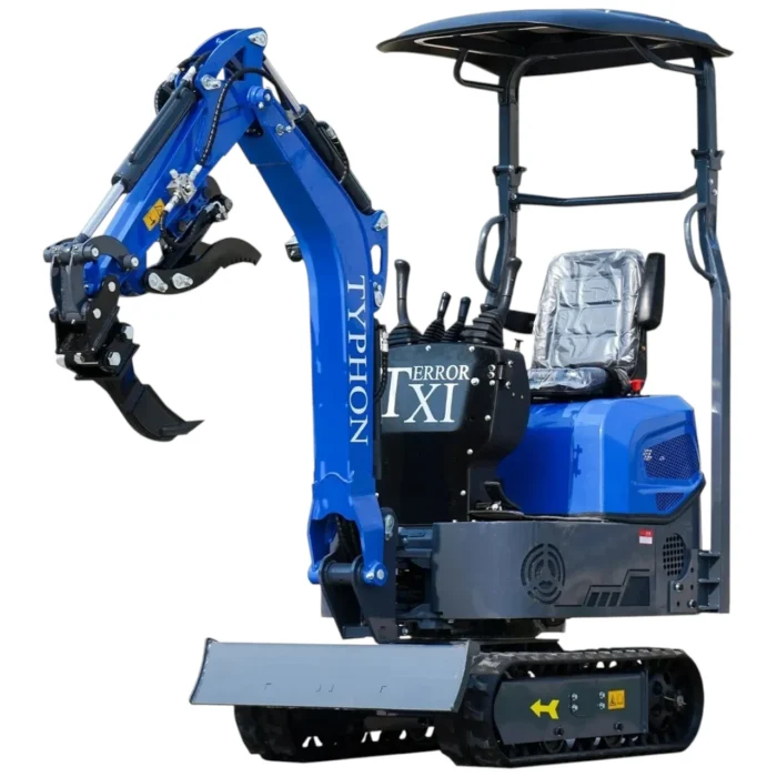 5-118.webp TERROR XI Mini Excavator Digger 13.5hp Gas B&S EPA Engine with 13 Attachments – product detail image 4