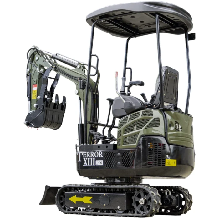 5-119.webp TYPHON TERROR XIII PRO Mini Excavator – 1.3 Ton Trench Digger with Canopy, Hydraulic Thumb Clip… – product detail image 4
