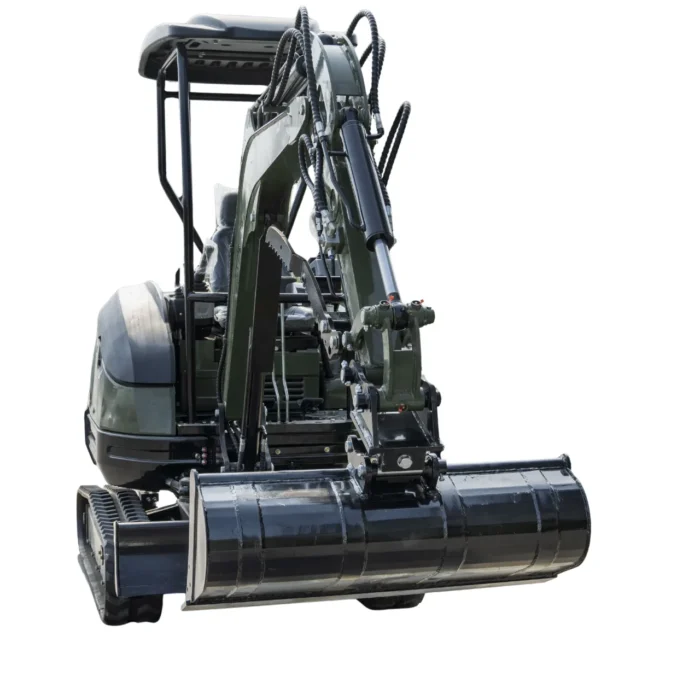 1000mm Leveling Bucket Attachment Digging Bucket USA For TERROR XXV and other 2.1-3 Ton Mini… – product detail image 4