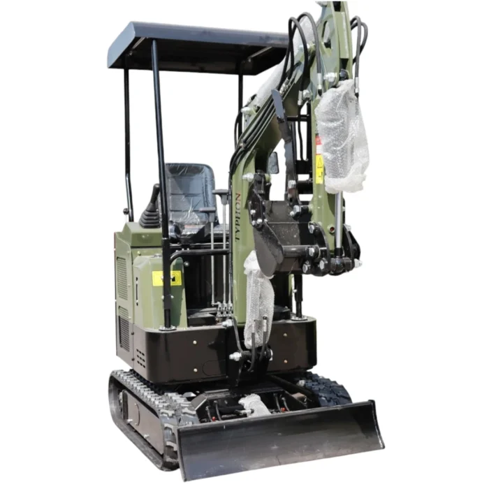 TYPHON TERROR XV STORM Mini Excavator – 1.05 Ton Trench Digger 13.5hp B&S EPA Engine USA – product detail image 4