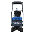 TYPHON TERROR XI STORM Mini Excavator – 1.1 Ton Trench Digger with Boom Swing, Hydraulic Thumb… – product detail image 4