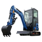 2025 4,000 lb TYPHON TERROR XVII Cabin Mini Excavator Rubber Track with Kubota D902 Diesel Engine… – product detail image 4