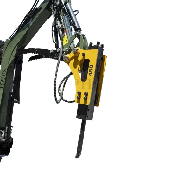 Hydraulic Hammer Attachment Hydraulic Breaker Hammer for TERROR XXV and other 2.1-3 Ton Mini… – product detail image 4