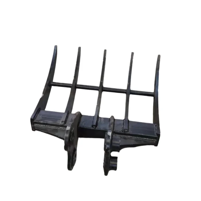 5-23.webp Mini Excavator Attachment Rake 22" Wide TYPHON Attachments For 2-3.5 ton Diggers For TERROR X2 PRO – product detail image 4