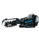 800mm Hydraulic Chain Trencher Attachment for TYPHON STOMP X1300 & STOMP 509 Mini Skid Steers – product detail image 4