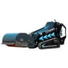 Hydraulic Pickup Sweeper Broom Attachment for TYPHON STOMP X1300 & STOMP 509 Mini Skid Steers – product detail image 4