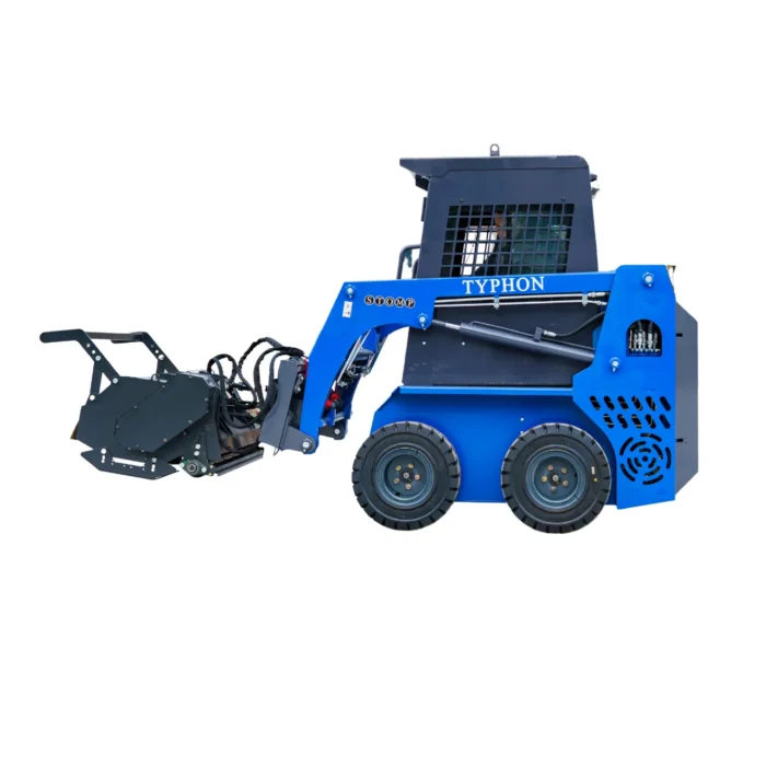New TYPHON STOMP X1300 & STOMP 509 Mini Skid Steer Forestry Mulcher Attachment – product detail image 4