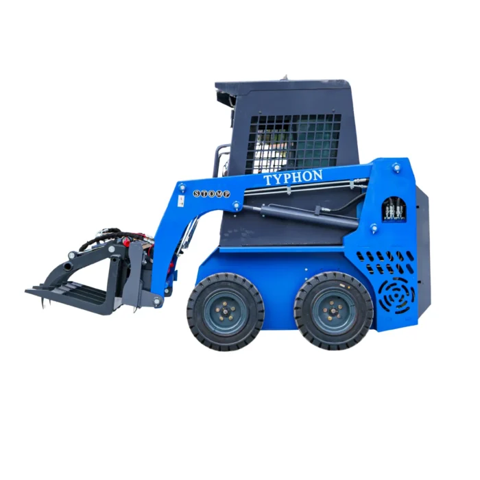 Hydraulic Wood Grabber Attachment Mini Skid Steer TYPHON STOMP X1300 & STOMP 509 – product detail image 4