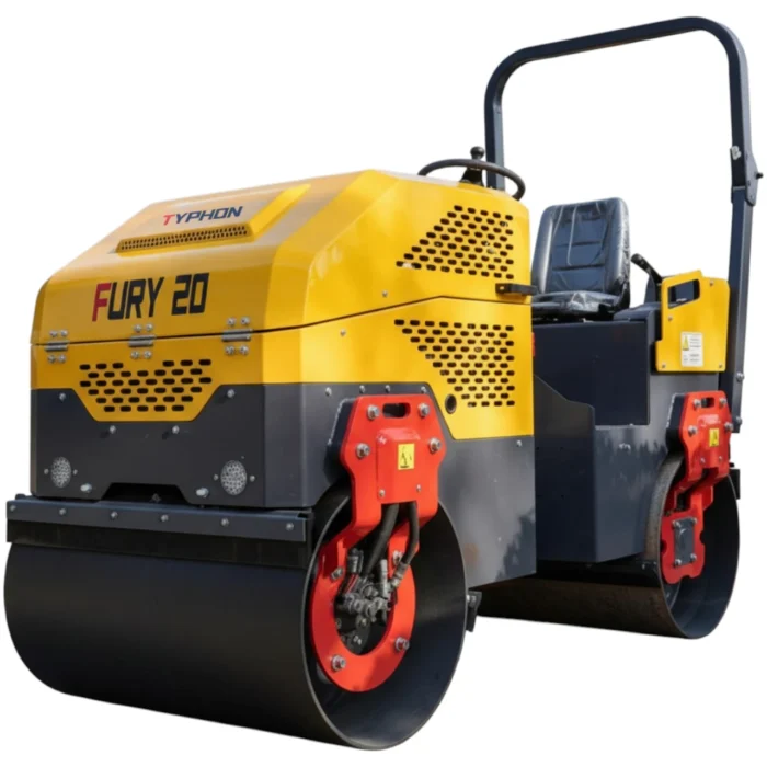 5-90.webp TYPHON FURY 20 Mini Road Roller 2Ton Hydraulic Oil Vibratory B&S 23hp USA engine – product detail image 4