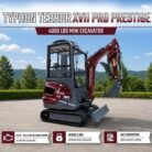 TYPHON TERROR XVII PRO Prestige Edition 4000 lb Enclosed Mini Excavator with Kubota Power &… – product detail image 7
