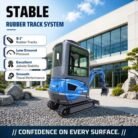 TYPHON TERROR XVII PRO Prestige Edition – Enclosed Mini Excavator with AC, Heater & Ergonomic… – product detail image 6